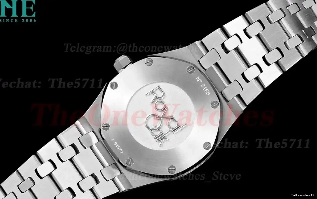 33mm SS Ladies Dial white Oak Swiss 8F Quartz SS Royal 0626